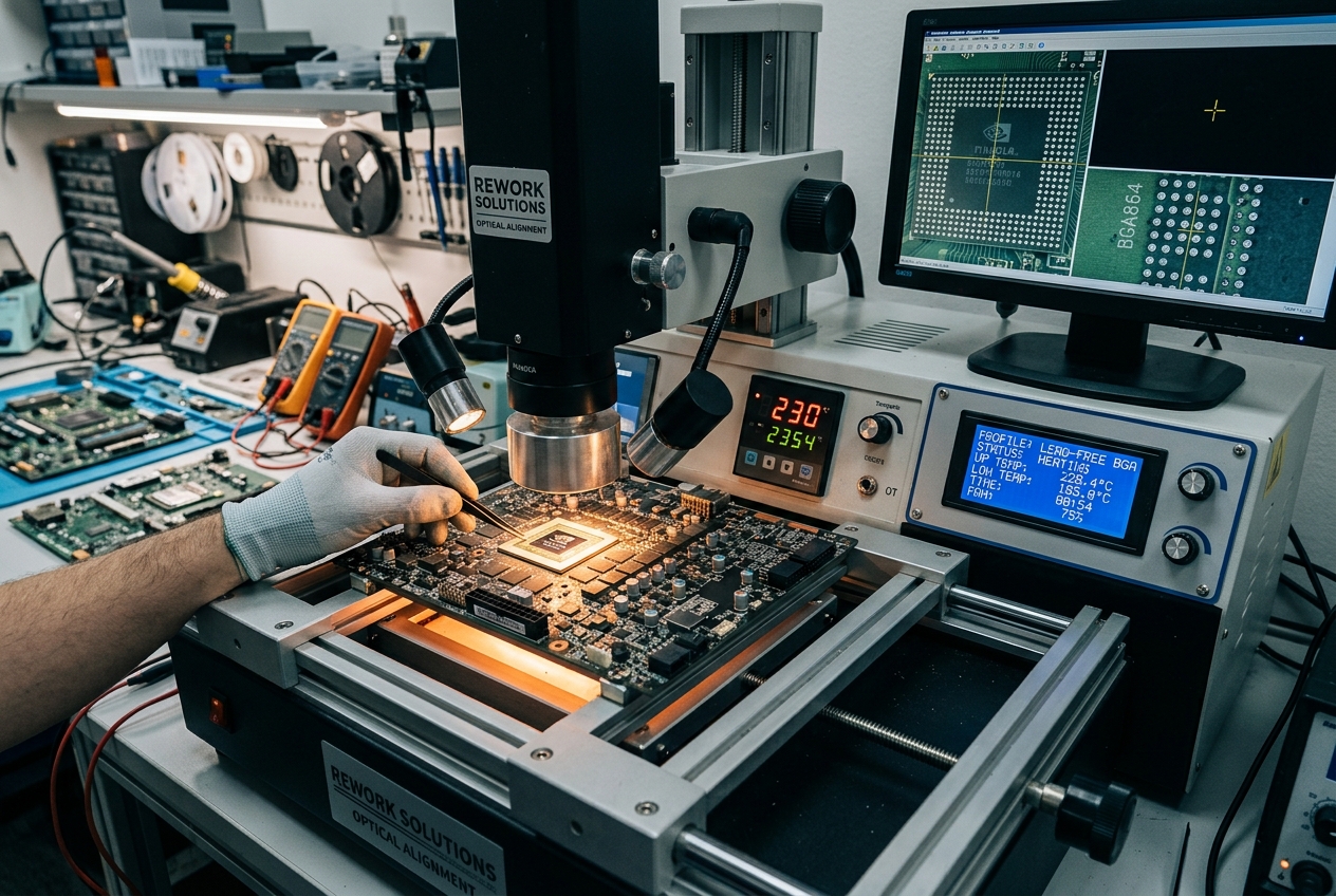 BGA chipset reballing lehim istasyonu Beşiktaş (Temsili Görsel)